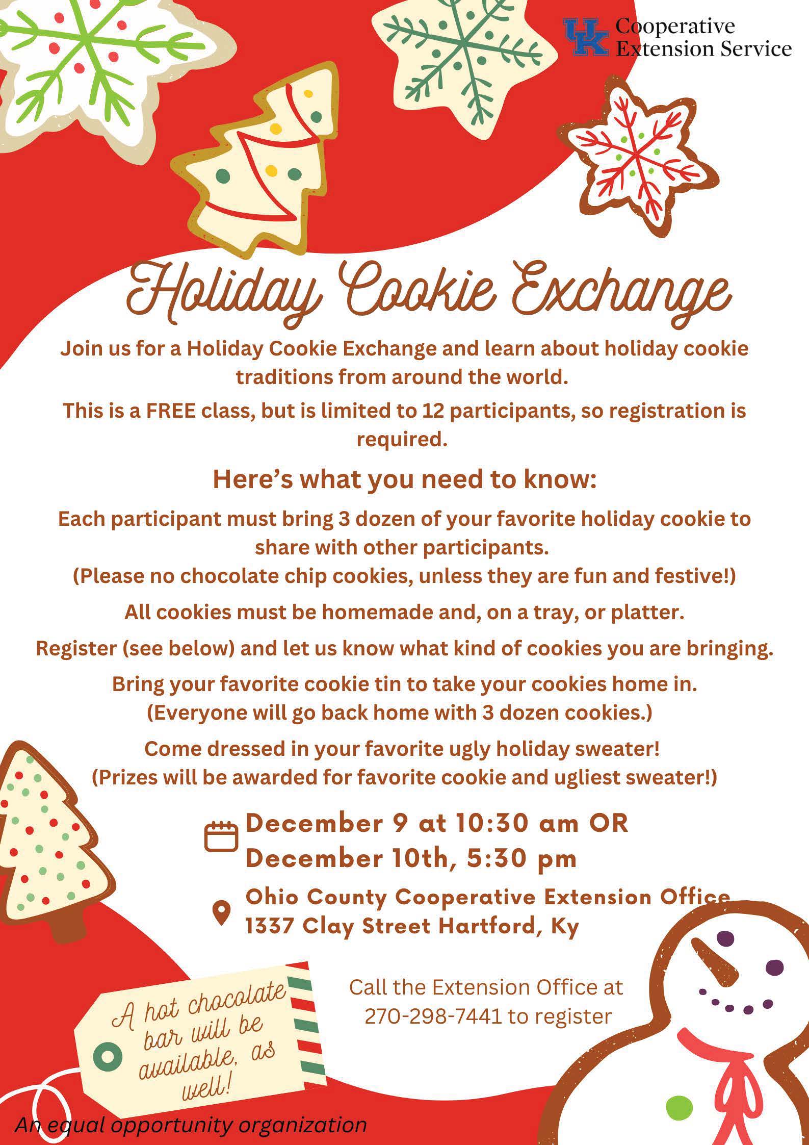 Holiday Cookie Exchange