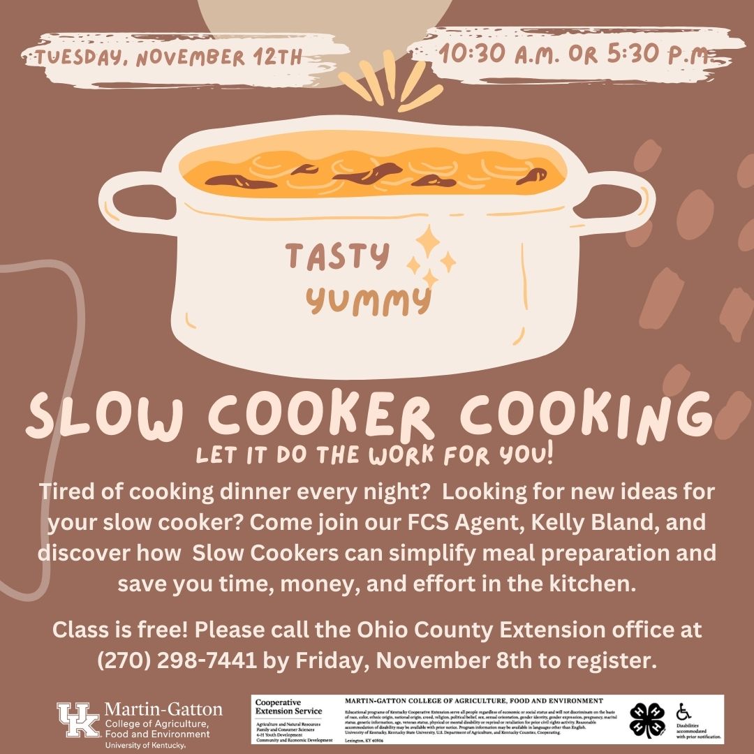 Slow Cooker Cooking Class