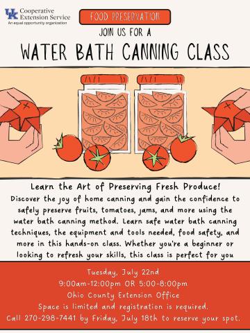 Water Bath Canning